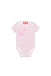 Diesel Bodysuit With Born For Success Graphics In Pink