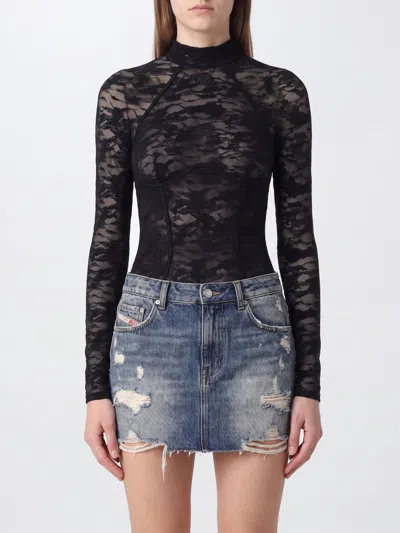 Diesel Bodysuit Woman Color Brown In Black