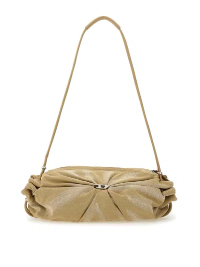 Diesel Scrunch-d Bag In Sand