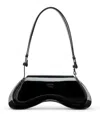 Diesel 'play' Black Shoulder Bag With Oval D Logo Detail On The Front In Ecoleather Woman In Black