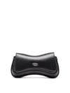 Diesel Womens T8013 Play Leather Clutch Bag In Black