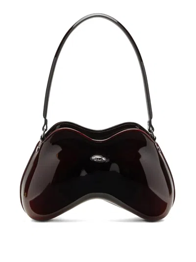 DIESEL BOLSA BANDOLERA - ROJO OSCURO