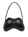 Diesel Double-d-shoulder Bag In Pu In Black
