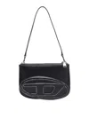 Diesel Women 1dr Twin Shoulder Bag With Logo In Black