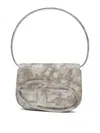 Diesel Leather Bag In Grey