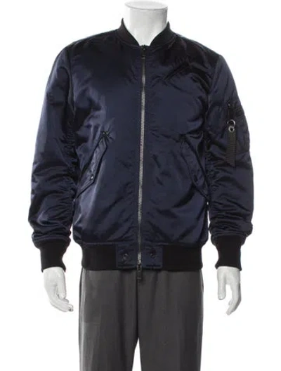 Pre-owned Diesel Bomber Jacket In Blue