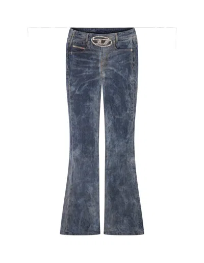 Diesel Bootcut And Flare Jeans 1969 D-ebbey 0pgal In Blue