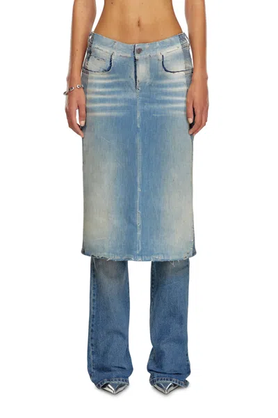 Diesel Bootcut E Flare Jeans In Blue