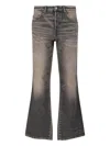 Diesel Bootcut Faded Jeans In Gray