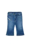 Diesel Bootcut Fit Jeans In Medium Blue Wash In Blue
