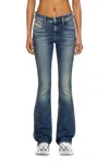 Diesel Blue Bootcut 1969 D-ebbey Jeans In Blue