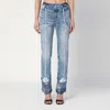 Diesel Bootcut Jeans D-ginna Blue Washed Effect In Blue