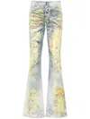 Diesel D-shark Bootcut Jeans In Yellow