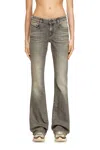 Diesel Bootcut Jeans In Gray