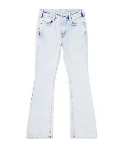Diesel Bootcut Jeans Low Waist 1969 D-ebbey In Blue