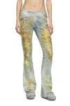 Diesel D-shark Bootcut Jeans In Multicolor