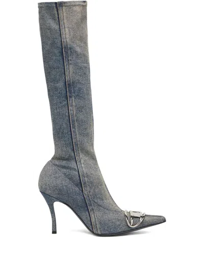Diesel Boots In Blue