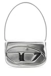 Diesel Luxurious Leather Shoulder Bag 1dr In Black