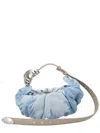 Diesel Blue Cotton Polyester Polyurethane Thermoplastic Polyurethanes Shoulder Bag In Blue