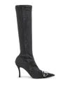 Diesel D-venus 100 Knee-high Boots In Black