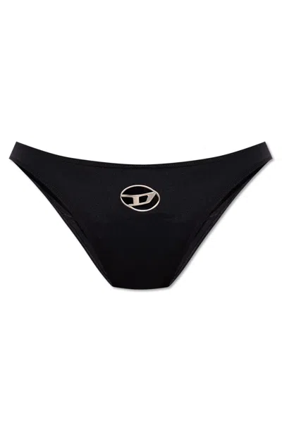 Diesel Bottom Of Swimsuit Bunchy-utlt In Nero