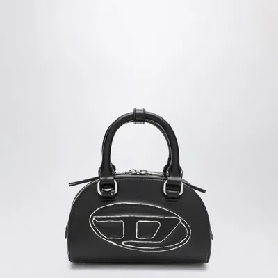 DIESEL DIESEL BOWLING BAG 1DR DOME BLACK/SILVER WOMEN