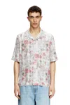 Diesel Floral Print Camp Collar Shirt In Tobedefined
