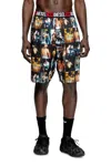 Diesel Bowling Shirt With Graphic Prints