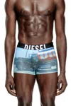 Diesel Boxer Briefs With Pop Print In Blue