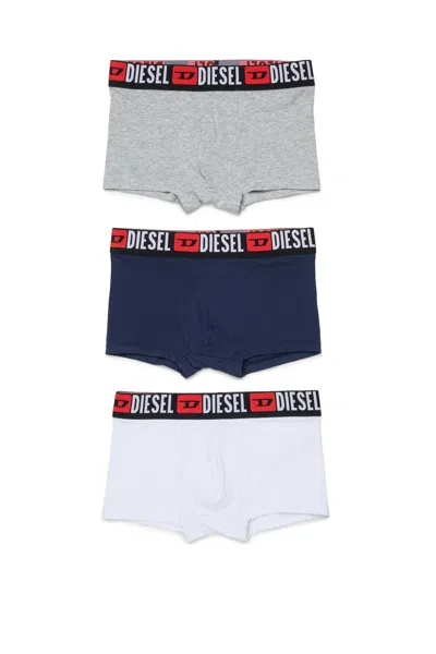 Diesel Kids' Boxer Set With Logo In Multi