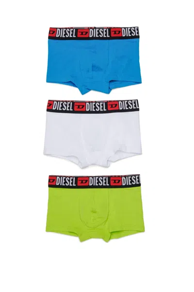 Diesel Kids' Boxer Set With Logo In Multi