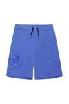 Diesel Costume Boxer Con Logo Oval D In Blue