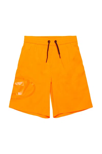 DIESEL BOXER SWIMSUIT WITH OVAL D LOGO