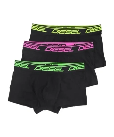 Diesel Boxer Underwear 3-piece Pack In Black
