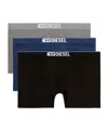 Diesel Men Pack Of Three Boxers In Black