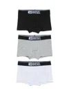 Diesel Boxers With Logo And Elastic Waistband In Multi