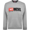 Diesel Boxt Div Sweatshirt Grey In Grey