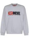 Diesel Sweatshirt With Denim Division Logo In White