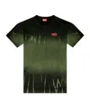 Diesel Mens 5dra T-boxt-r3 Crewneck Cotton-jersey T-shirt Xs In Green