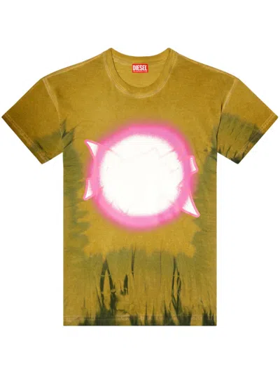 Diesel Boxt-r24 T-shirt In Brown