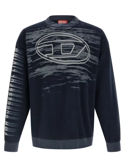 Diesel 's-boxt-t1' Sweatshirt In Blue