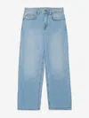 Diesel Light-coloured Straight Jeans With Maxi Patch In Blue