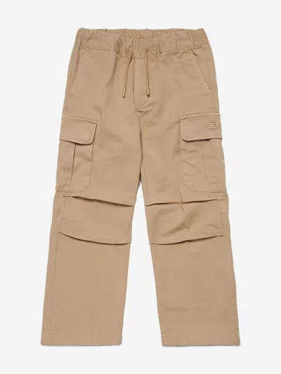 Diesel Babies'  Boys Cargo Trousers In Beige