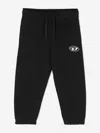 Diesel Oval D Branded Fleece Jogger Trousers In Black