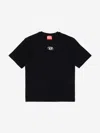 Diesel T-shirt Con Logo Oval D In Black