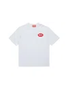 Diesel Boys' Mini T-patch Over T-shirt In White