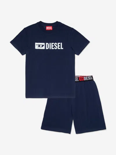 Diesel Kids'  Boys Short Pyjama Set In Blue
