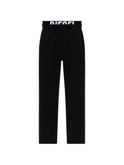 Diesel Bradley-d-pop Track Pants In Black