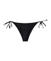 Diesel Maxi Logo Bikini Briefs In Recycled Nylon In Black