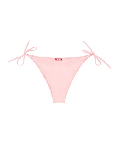 Diesel Brazilian-d-core Tie-side Bikini Bottoms In Pink